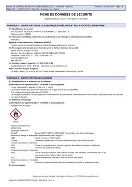Vitrificateur polyuréthane mono-composant pour parquets et dérivés de bois | PRIMO-T 2 