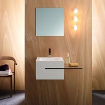 Vasque monobloc avec plan en bois intégré | Calabria