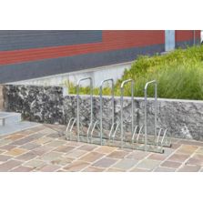 Râtelier 5 vélos avec 4 arceaux pour antivol