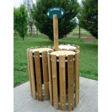 Poubelle extérieur tri sélectif Forestière