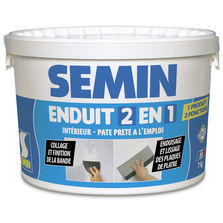 Enduit multi-fonctions prêt à l'emploi pour plaques de plâtre | Enduit 2 en 1