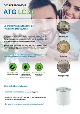 Assèchement des murs humides : inverseur de polarité géomagnétique ATG, la solution contre l’humidité