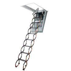 Escalier escamotable FAKRO avec échelle en ciseaux, coupe-feu 60 min | LSF