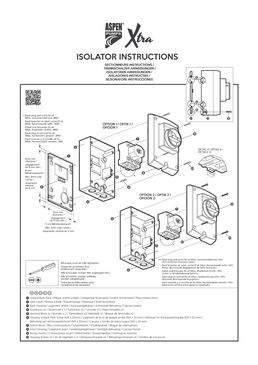 Interrupteurs de proximité | Isolators