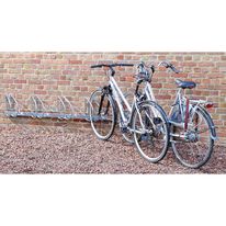 Ratelier 4 vélos mural - Angle 45°