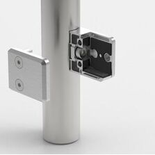 Pinces de fixation en acier inoxydable ou zamac | Pinces à garde-corps