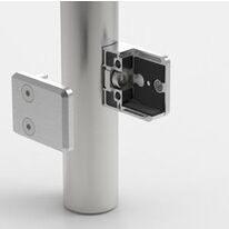 Pinces de fixation en acier inoxydable ou zamac | Pinces à garde-corps