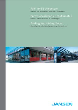 Profils pour porte extérieure coulissante ou accordéon de grandes dimensions | Porte accordéon et coulissante