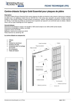 Contre-châssis Scrigno pour porte coulissante en la cloison | Essential coulissant