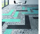 Moquette modulaire en 26 références de dalles ou lames à mixer | Mix-up