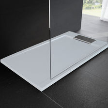 Receveur de douche extraplat en pierre de synthèse | Amazing