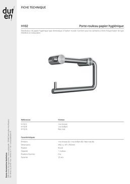 Porte rouleau papier hygiénique domestique | H102