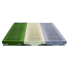 Grille de caniveau en matériau de synthèse coloré | Fibretec