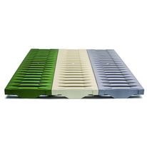 Grille de caniveau en matériau de synthèse coloré | Fibretec