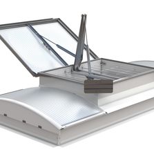 Exutoires ponctuels à commande pneumatique pour voûte | Ecobac 160 PN pour voûte