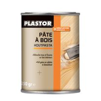 Pâte à bois à base de bois naturel pour rebouchage de bois intérieurs | PLASTOR 