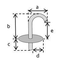 Crosse métallique avec platine | CrosseTV