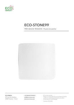 Pavé lumineux décoratif très basse tension | ECO-STONE99