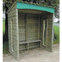 Abri bus en bois de pin Lancelot