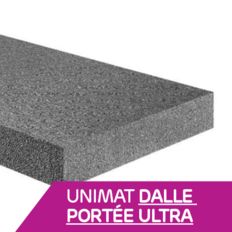 Panneau de polystyrène expansé pour l'isolation thermique des dalles portées | Unimat Dalle Portée Ultra