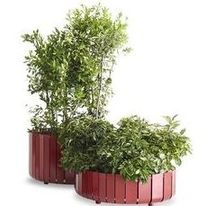 Jardinière en acier galvanisé peint pour espaces urbains | Stripes 170l 3678.900