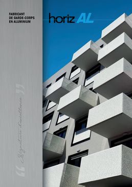 Catalogue HORIZAL - gamme complète destinée au logement collectif