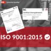 Construction Specialties France certifié ISO 9001:2015