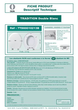 Abattant en bois réticulé à charnières déclipsables à descente assistée | Tradition