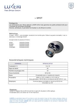 Spot lumineux orientable | Luxeri
