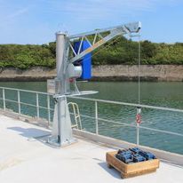 Potence électrique de quai en acier traité et galvanisé traction maxi 250 Kg | Type UW1