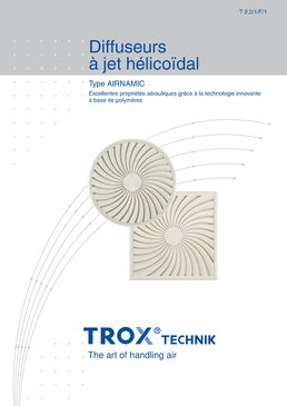 Diffuseur à jet hélicoïdal pour VMC | Airnamic