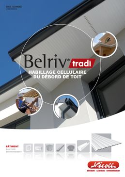 Habillage et protection de débord de toit en PVC pour le neuf ou la rénovation | Belriv Tradi