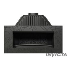 Foyer à bois 14 kW à post combustion et grand volume de chauffe | Foyer Décor 1000 Symphonie 6523-44