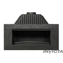 Foyer à bois 14 kW à post combustion et grand volume de chauffe | Foyer Décor 1000 Symphonie 6523-44