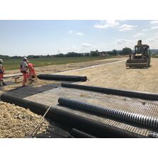 Géogrille bidirectionnelle de renforcement et stabilisation des sols | ENKAGRID MAX