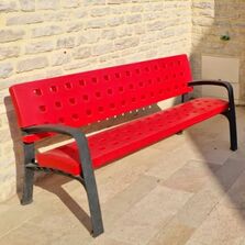 Banc extérieur coloré Hermione | 1-01-3-005