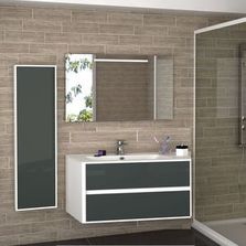 Ensemble meuble salle de bain suspendu Discac | Harmonie 175178G2E09N1