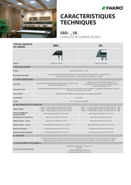 Conduits de lumière rigides | SRD