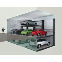 Système de parking dépendant avec deux plateformes horizontales | Parklift DE-48