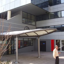 Membrane précontrainte pour abri métallo-textile  | Soltis 96 & W96