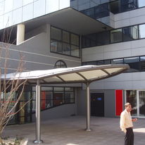 Membrane précontrainte pour abri métallo-textile  | Soltis 96 & W96