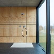 Receveur de douche rectangulaire ou carré en acier titane vitrifié | BETTEFLOOR SIDE 