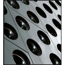 Brique de verre ronde lumineuse en autonomie PV | PV B R11/6 CLEARVIEW