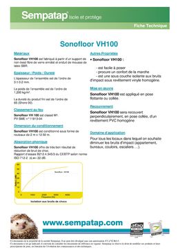 Sous-couche acoustique pour sol en PVC homogène | Sonofloor VH100