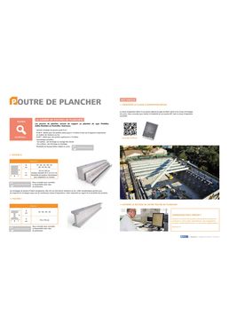 Poutre de plancher | Poutre R et Poutre I