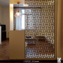 Tôle perforée à grandes ouvertures carrées et rectangulaires en acier brut | LASCALA 