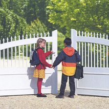 Portail à barreaudage en PVC | Symphonie