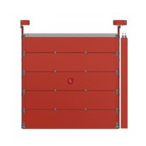 Porte sectionnelle acoustique sur mesure avec option coupe-feu | NOISE LOCK 47 dB