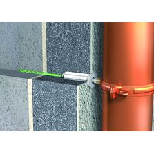 Cheville de fixation étanche d''éléments rapportés sur façade en ITE après enduisage | StoFix Iso-D