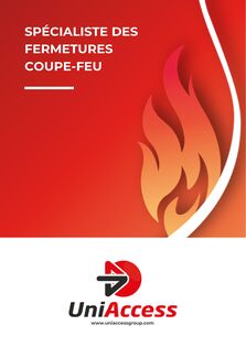 Uniaccess - Plaquette porte coupe-feu et rideau coupe-feu